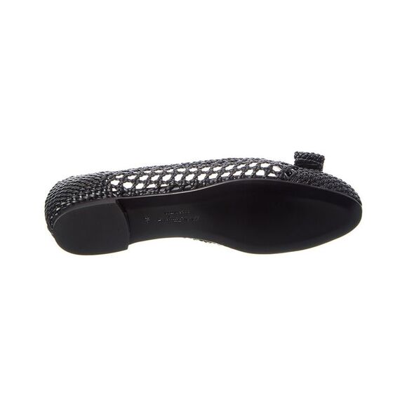 Ferragamo Varina Leather Ballet Flat, Black - Picture 4 of 5